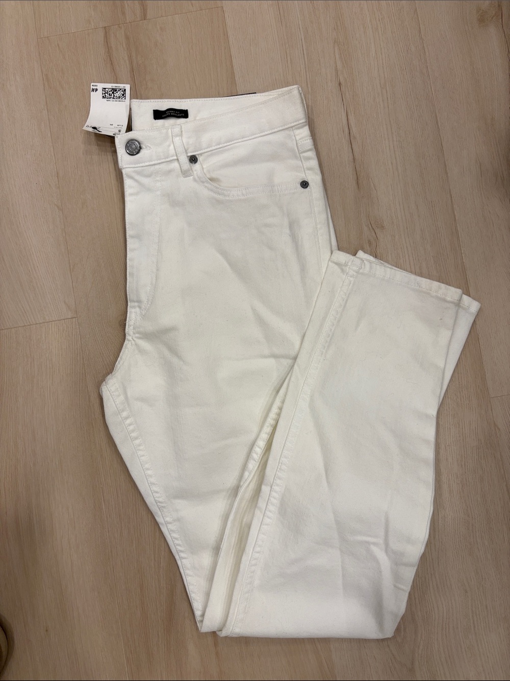 H&M MENS WHITE SKINNY JEAN